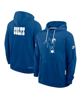 Men's Royal Indianapolis Colts Sideline Standard Issue Alt 2 Dri-FIT Hoodie