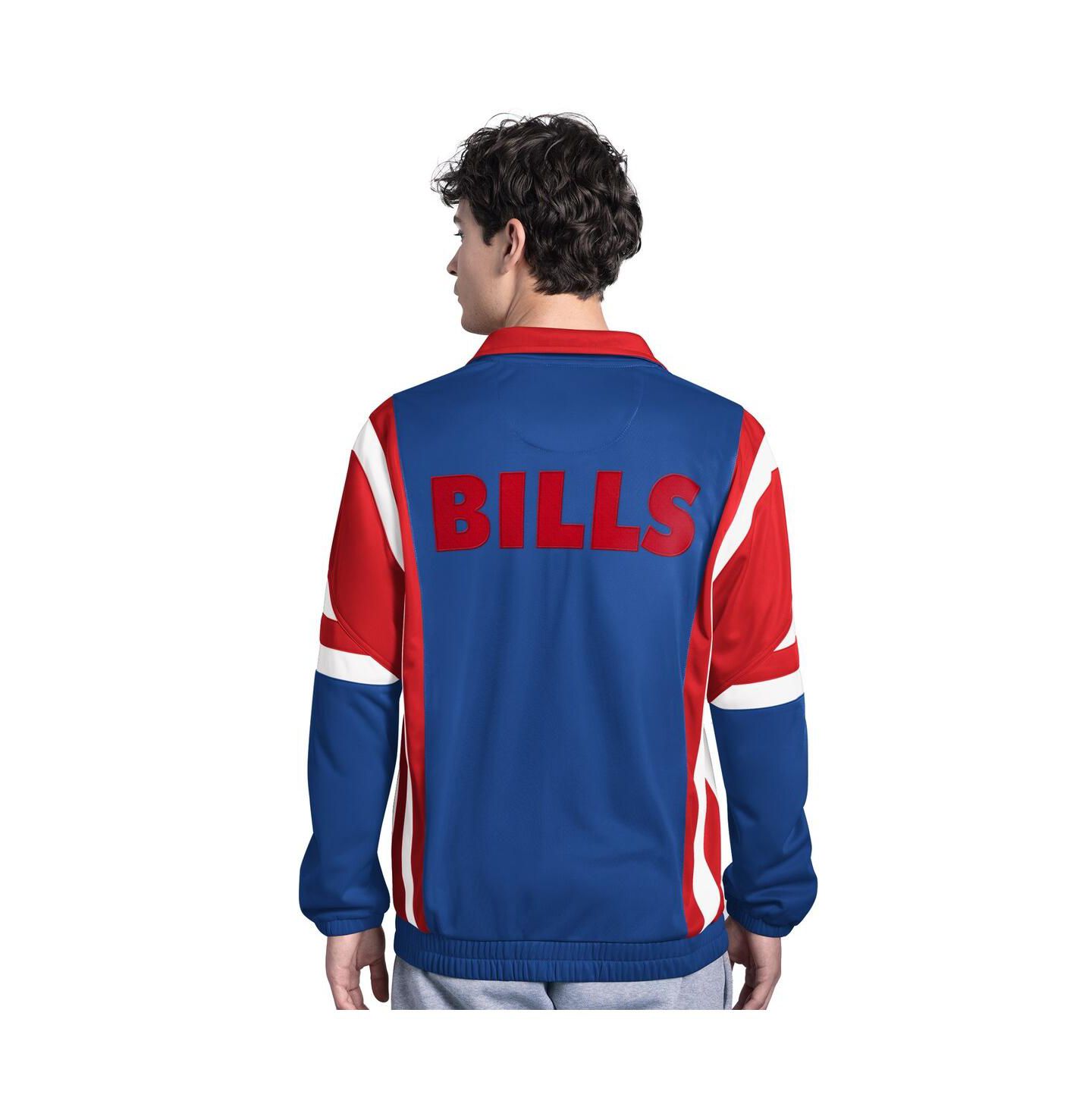 Мужская куртка Starter Royal Buffalo Bills Contender Logo Full-Zip Track — фото 2