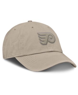 Men's Tan Philadelphia Flyers Authentic Pro Road Adjustable Hat