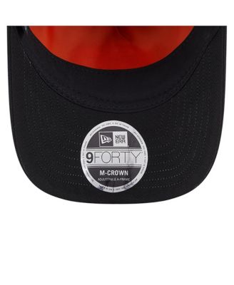 x Alpha Industries Men's Black San Francisco 49ers A-Frame 9FORTY Adjustable Hat