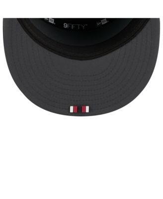 Men's Charcoal Arizona Cardinals 2025 Sideline Cold Weather Split Panel 9FIFTY Snapback Hat