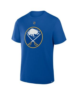 Men's Tage Thompson Royal Buffalo Sabres Authentic Stack Name Number T-Shirt