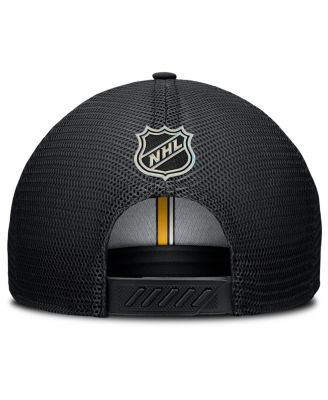 Men's Black Pittsburgh Penguins Authentic Pro Home Ice Trucker Adjustable Hat