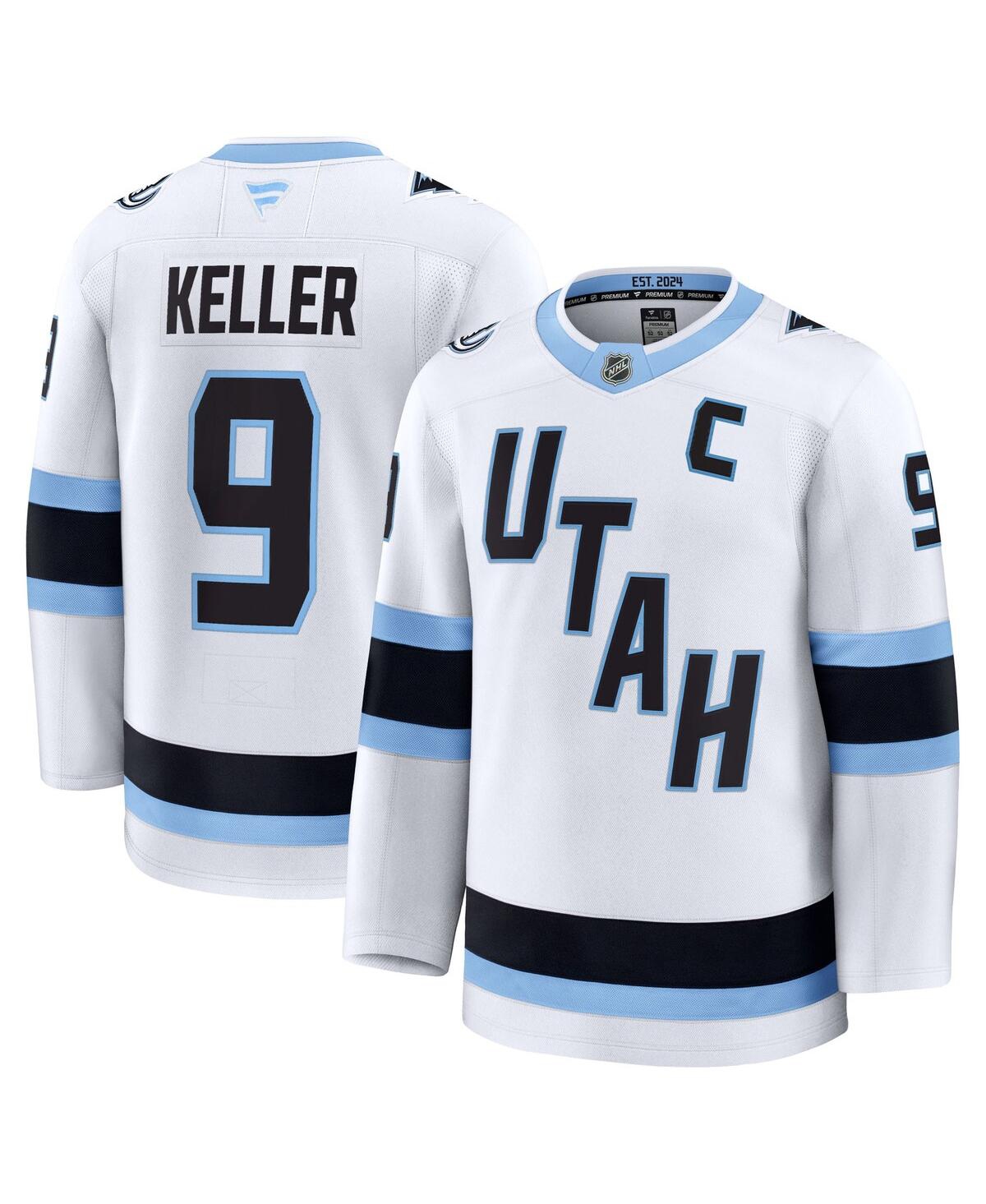 Fanatics Men's Clayton Keller White Utah Mammoth Away Premium Player Jersey - White