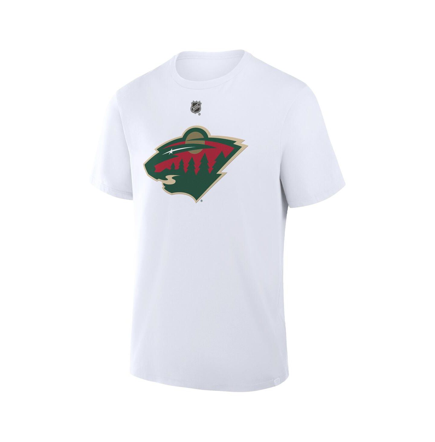Мужская футболка Fanatics Kirill Kaprizov White Minnesota Wild 25th Anniversary Alternate Authentic Stack Name & Number — фото 2