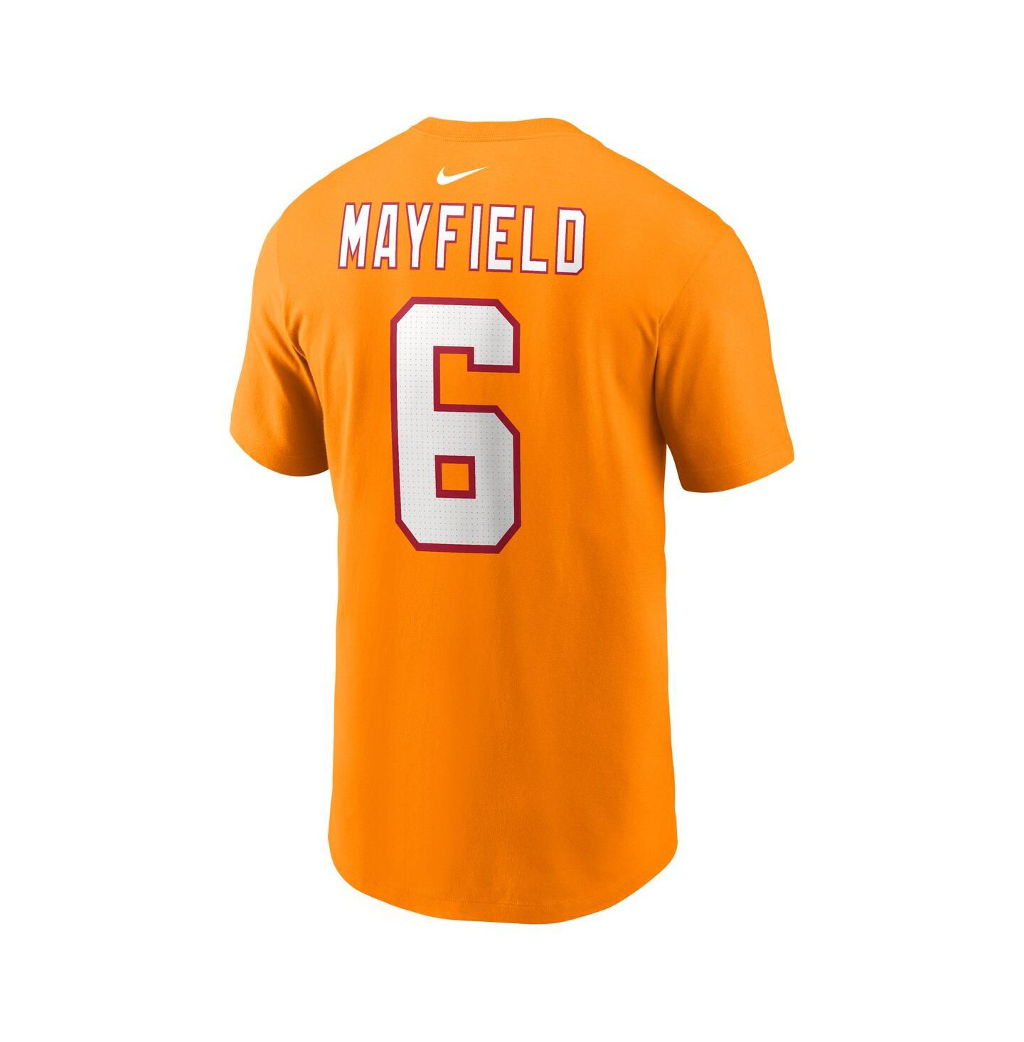 Мужская футболка Nike Baker Mayfield Orange Tampa Bay Buccaneers Player Name & Number — фото 2