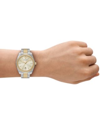 Men's Three-Hand Two-Tone Stainless Steel Watch, 41mm