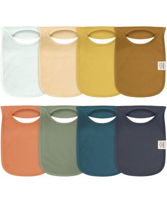 Baby Girls 8-Pack Bibs for Boys, Girls, Pull-on Bibs Drool Bibs Bib Unisex