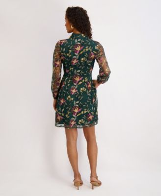 Women's Long-Sleeve Collar Dress