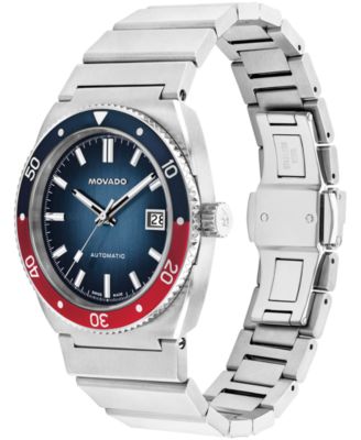 Men's Ondoplan Swiss Automatic Stainless Steel Watch, 39mm