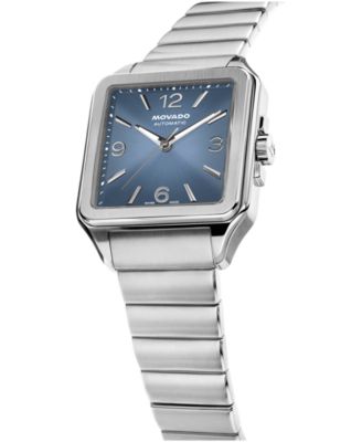 Men's 1917 Swiss Automatic Stainless Steel Watch, 35x45.2mm