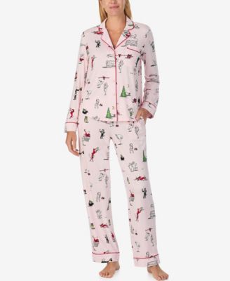 kate spade new york - Women's 2-Piece Sleepwear Long-Sleeve Top and Pajama Pants Set