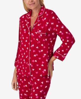 Women's 2-Piece Sleepwear 3/4-Sleeve Top and Pajama Pants Set