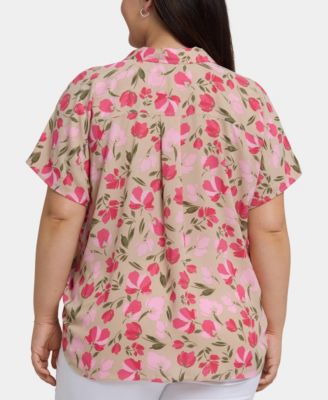 Plus Size Becky Short Sleeved Blouse