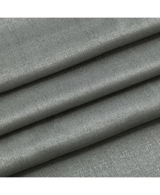 2-Pack: Beaded Emerald Crepe Waterfall Valances - 44 in. W x 37 in. L, Pumpkin Spice/Terracotta