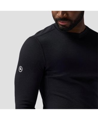 Men's Cedars RWS Merino Mid-Wt Baselayer Crew Top Midweight Long Underwear Tops