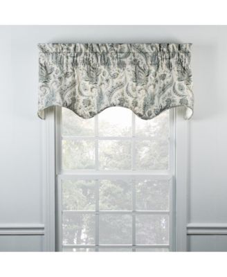 Artissimo D.Filler 3" Rod Pocket Self Cord Bottom Edge Valance for Windows 50" x 15" Mist