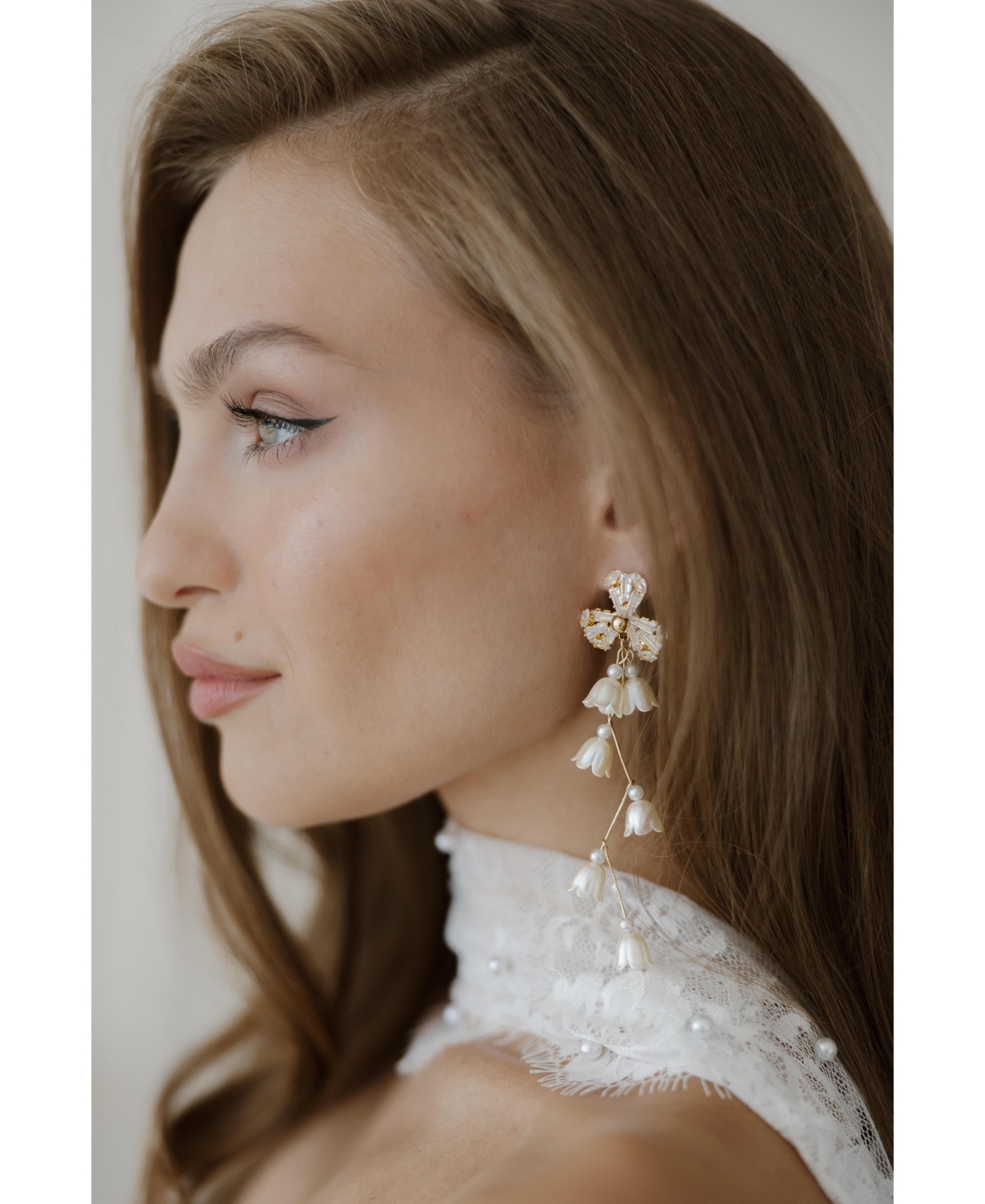 Untamed Petals Soiree Crystal Drop Earrings