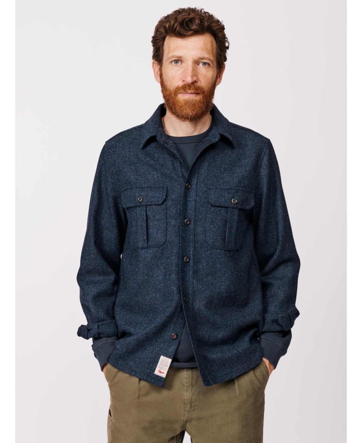 Aubin Men's Ravendale Wool Shirt