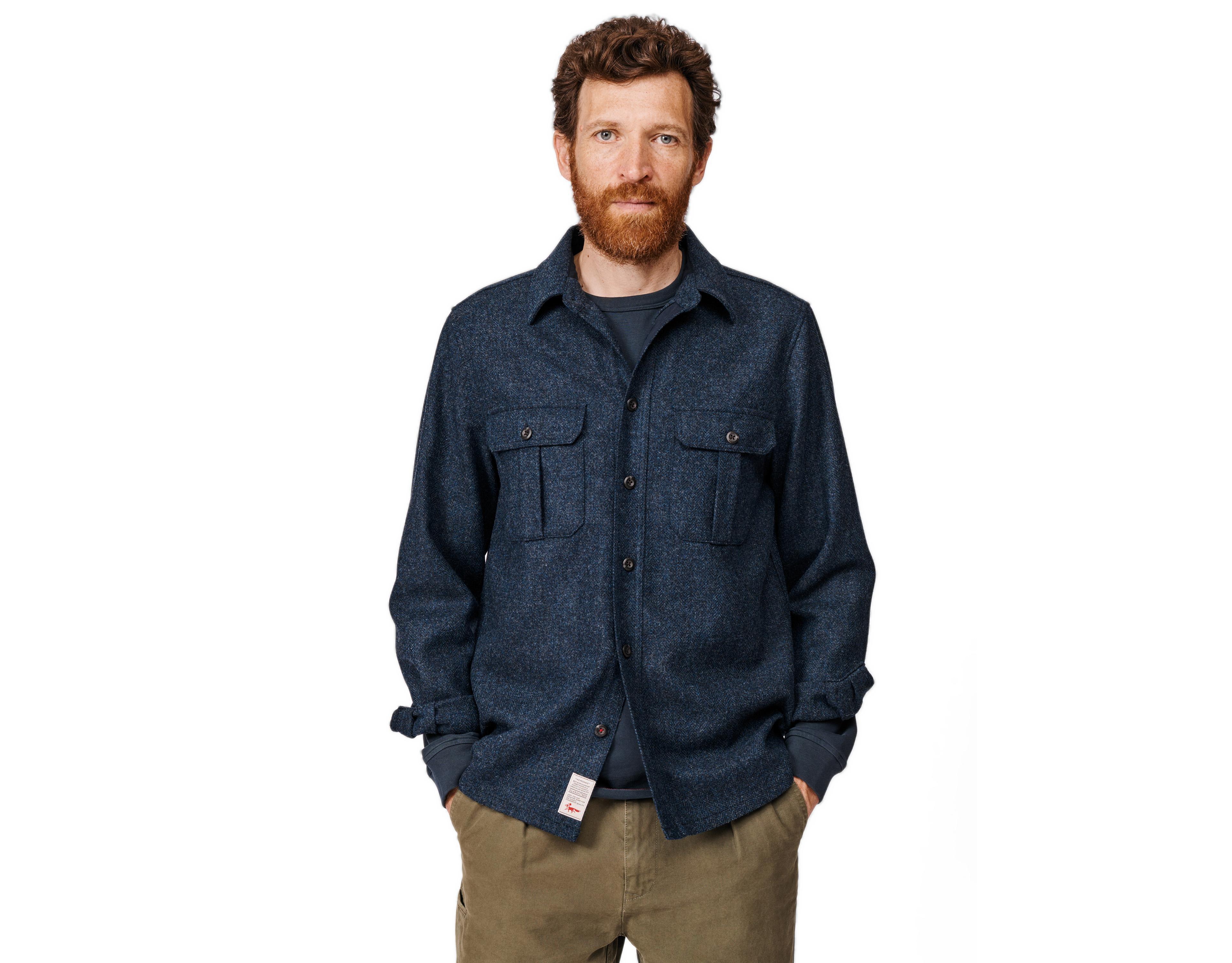 Aubin Men's Ravendale Wool Shirt