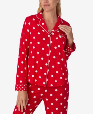 Women's 2-Piece Sleepwear Long-Sleeve Top and Pajama Pants Set