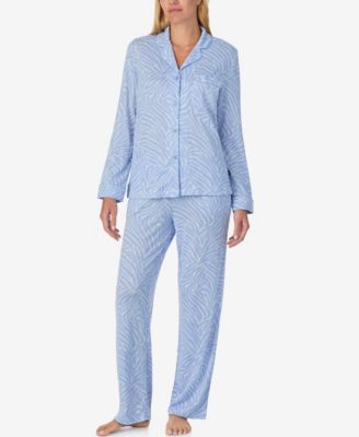 Women's 2-Piece Sleepwear Long-Sleeve Top and Pajama Pants Set