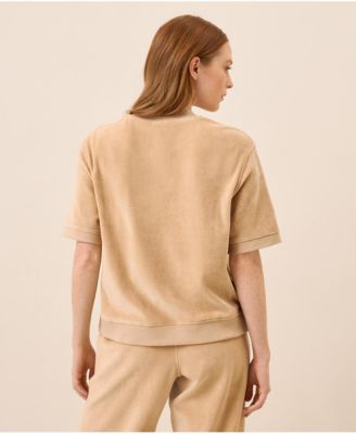 Women's Organic Cotton Velour T-Shirt