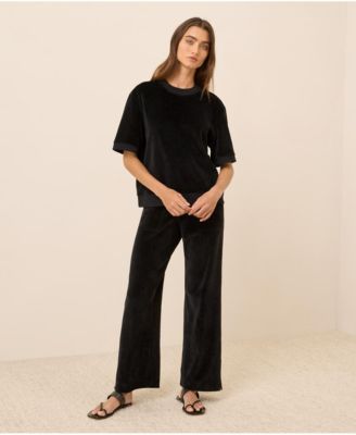 Women's Organic Cotton Velour T-Shirt