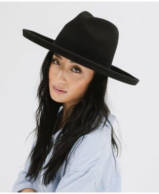 Maude Wide Brim Fedora Hat - Stylish and Modern Design