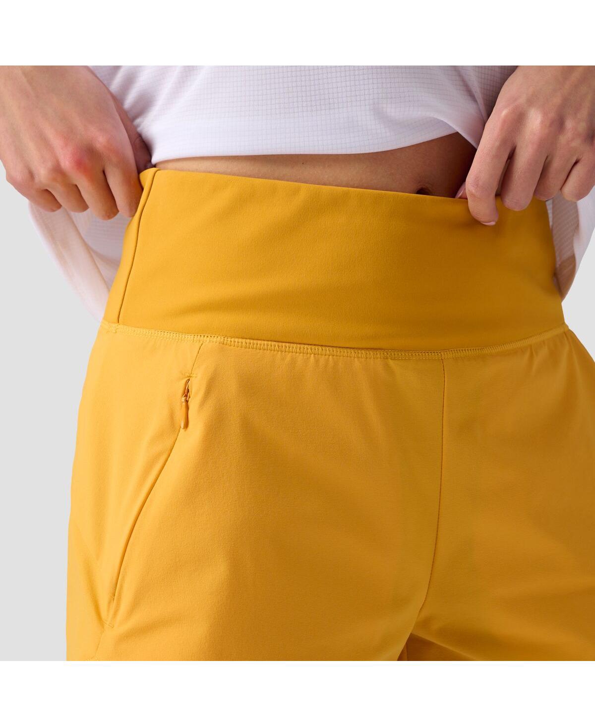 Backcountry Women's  Destination Short Performance Shorts In Gold