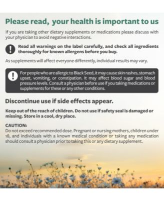 Black Seed Oil + Ginger Liquid Capsules, 60 ct