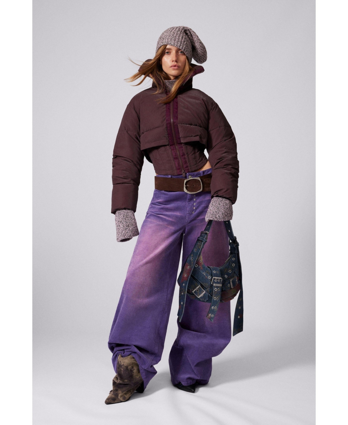 Desigual Women's Quilted corset coat