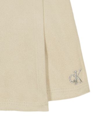 Girls' 4-6X Long-Sleeve Top and Skirt, 2-Piece Set