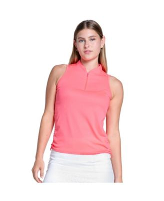 On Par Zip Womens Sleeveless Golf Top