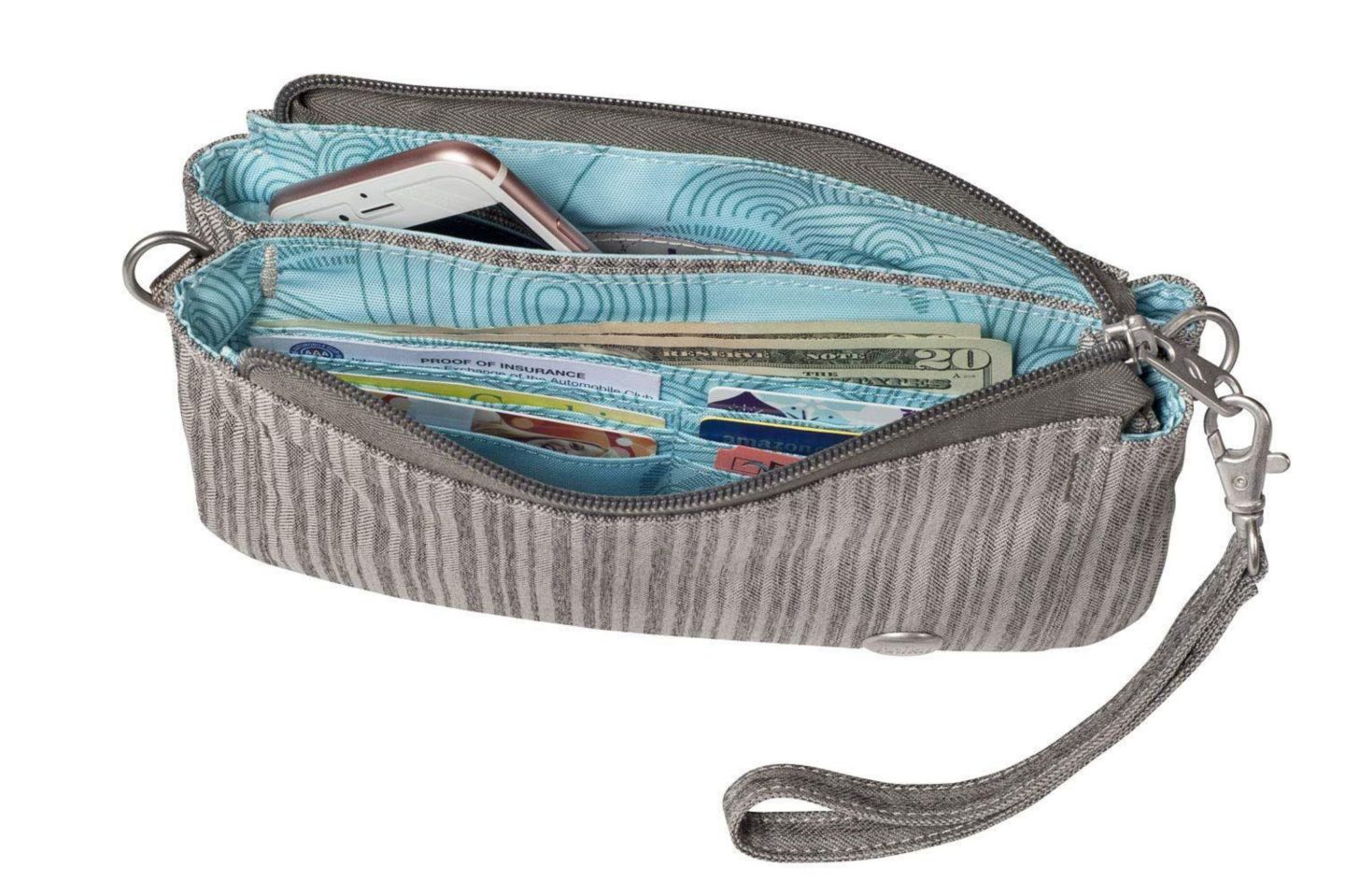 Женские кошельки Haikyuu Haiku Stride Wristlet Wallet, цвет: Ежевичный — фото 2