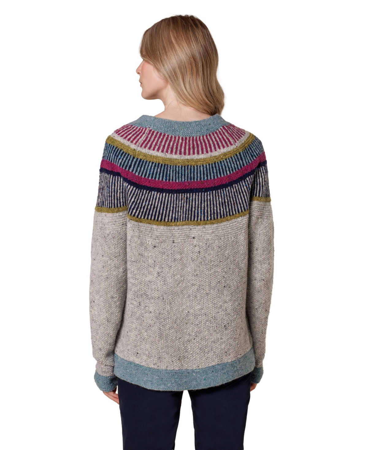 Celtic & Co. Women's Statement Donegal Crew Neck Sweater
