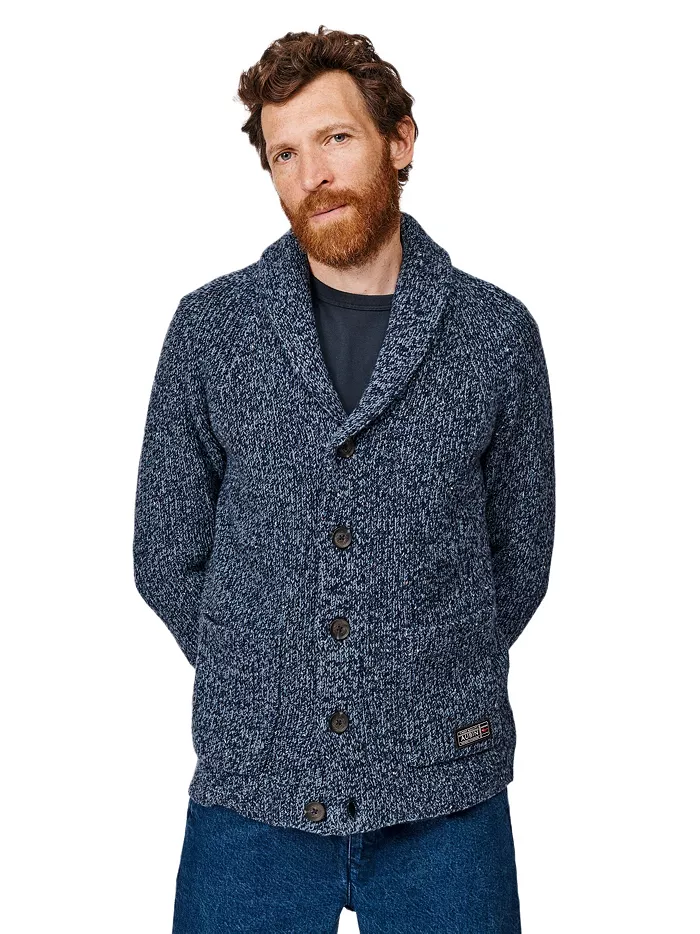 Men's Studham Shawl Collar Cardigan