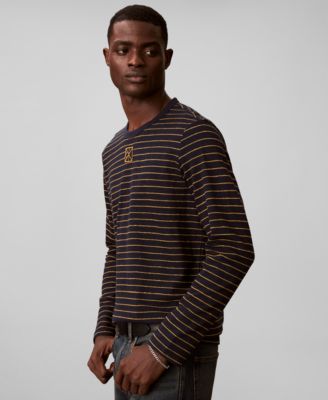 Men's Striped Long-Sleeve T-Shirt