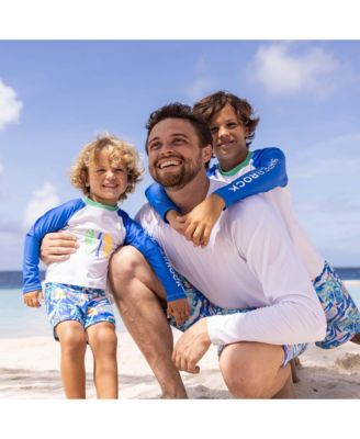 Little Boys Breakwater Beach LS Set