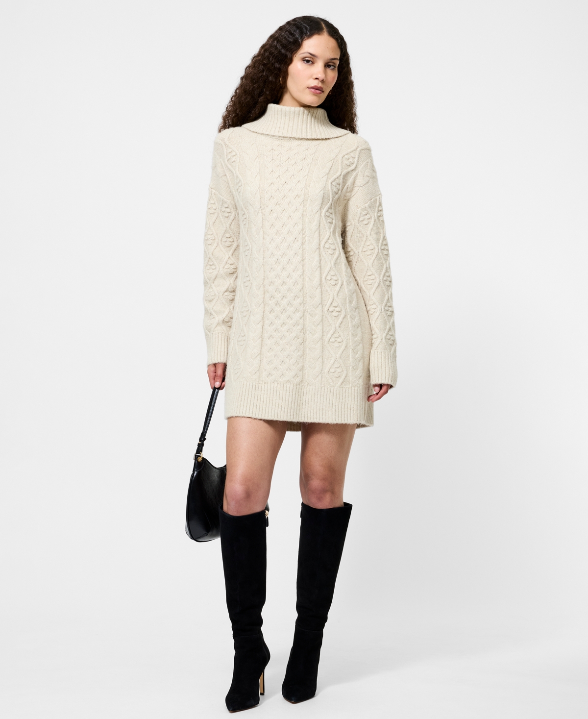 French Connection Women's Makira Turtle Neck Dress