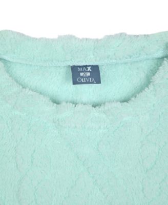 Girls' 6-16 Long-Sleeve Top and Jogger Pants, 2-Piece Pajama Set