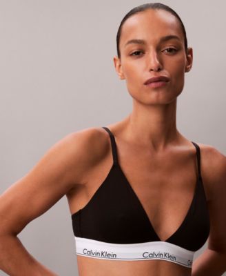 Women's Icon Cotton-Modal Lightly Lined Triangle Bralette QF8498