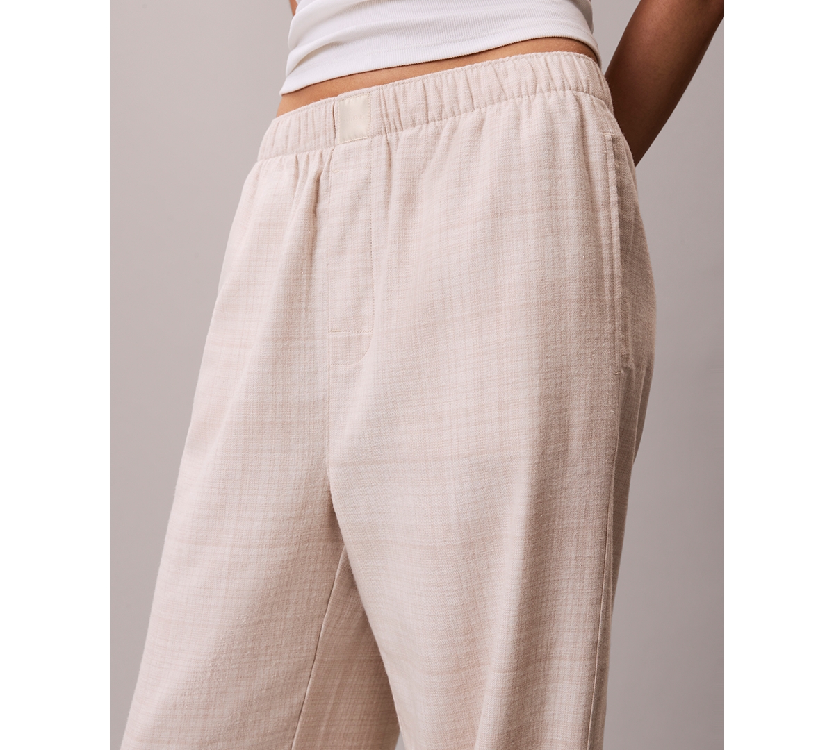 Calvin Klein Women's Pull-on Sleep Pants Qs7534 In Neutral