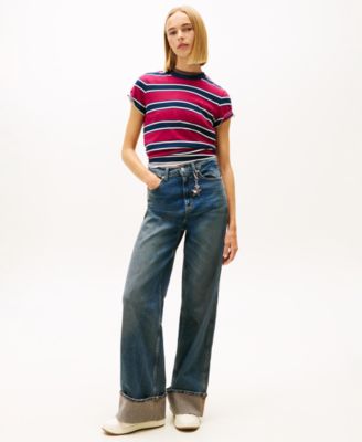 Tommy Jeans - Women's Flag Jersey Crewneck T-Shirt