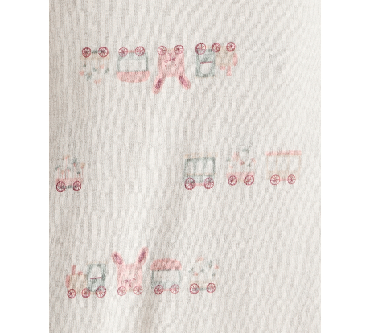 Carter's Baby Girls 3-Piece Train Print Bodysuit, Long-Sleeve Bodysuit and Pants Set