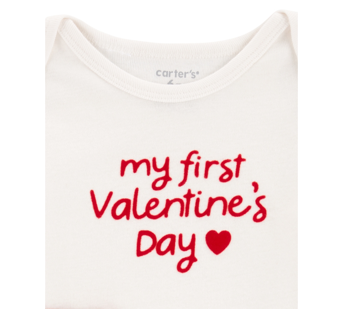 Carter's Baby Girls or Boys 2-Piece My First Valentine's Day Bodysuit and Pants Set
