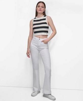 Women's Cropped Sleeveless Sweater