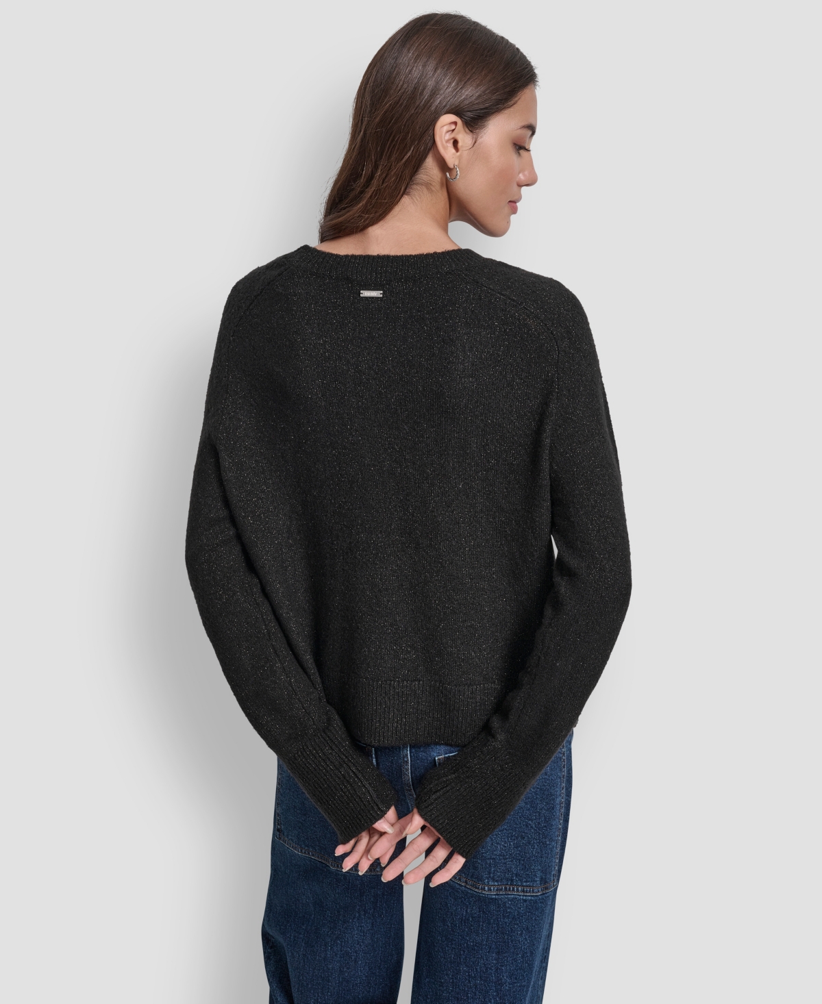 Dkny Jeans Women's Crewneck Long-Sleeve Sweater