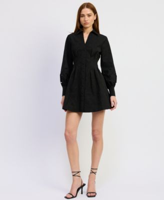 En Saison - Women's Annaeliese Long-Sleeve Mini Dress