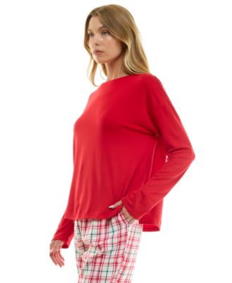 Women's Long-Sleeve Drop Shoulder Top